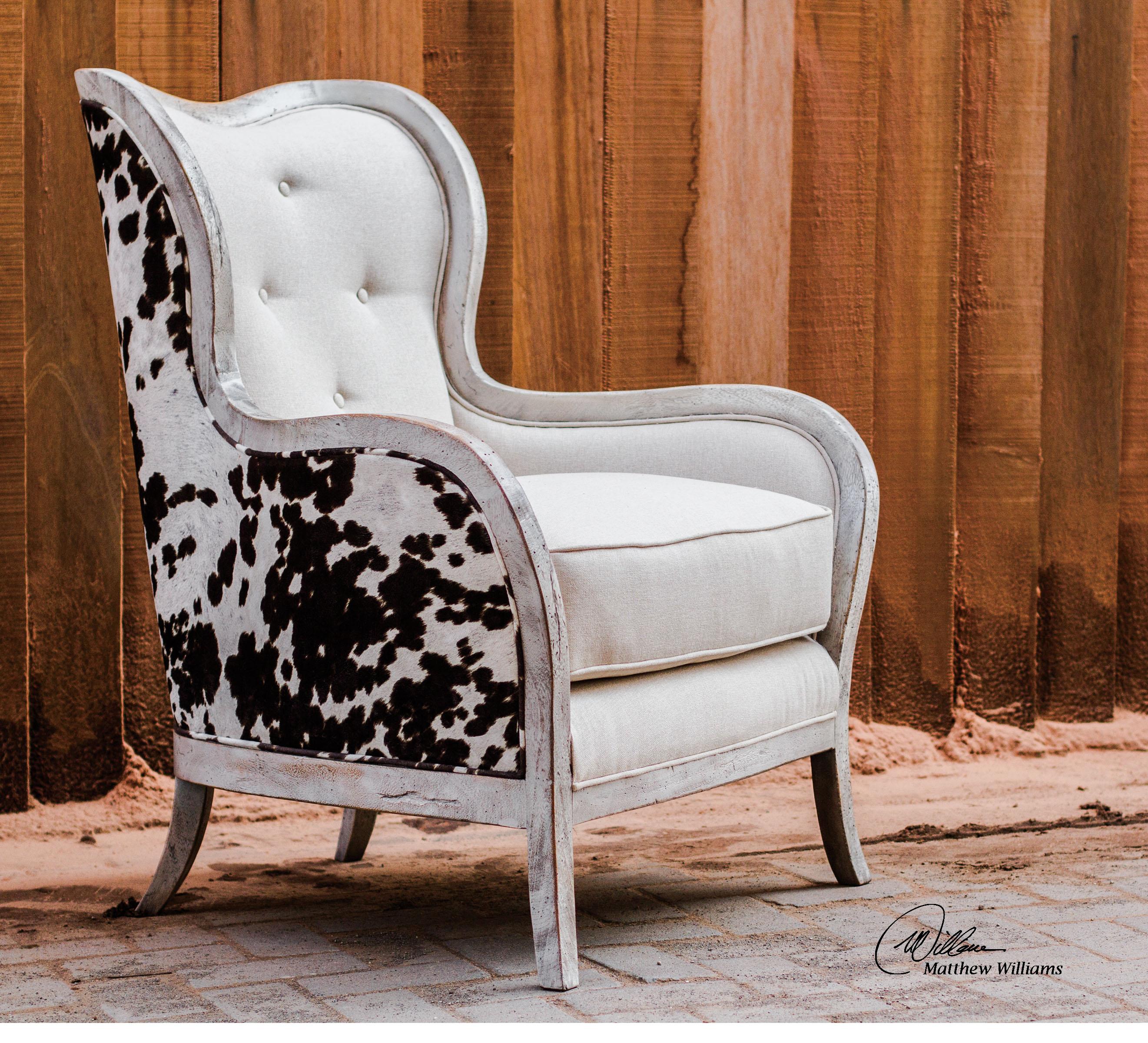 Uttermost Accent Furniture Accent Chairs 23611 Chalina High Back